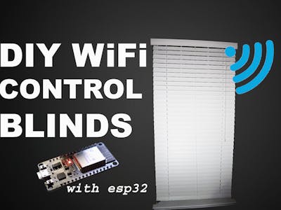 WiFi Window Blinds Control!