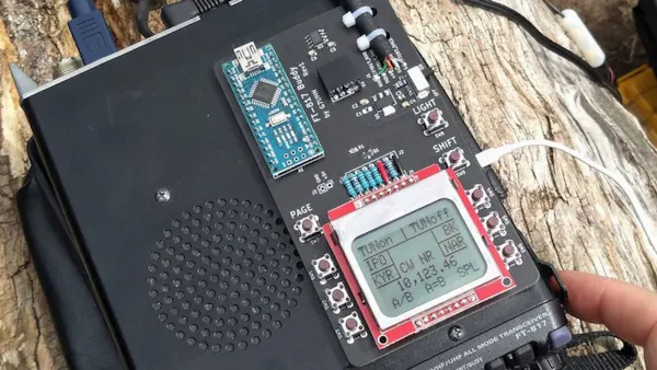 Andy Webster Upgrades His Yaesu FT-817 Transceiver with an Arduino ...