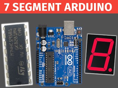 74HC595 Shift Register Tutorial | Arduino with 7 segment
