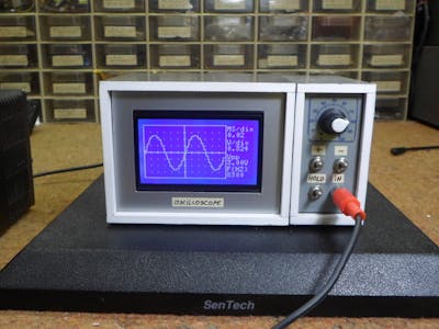 DIY 10Hz-50kHz Oscilloscope on 128x64 LCD Display