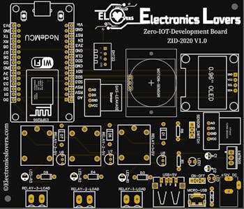 ElectronicsLovers ZERO-IoT-Development Board – ZID-2020
