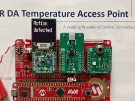 Temperature Access Point Using an AVR® DA Microcontroller