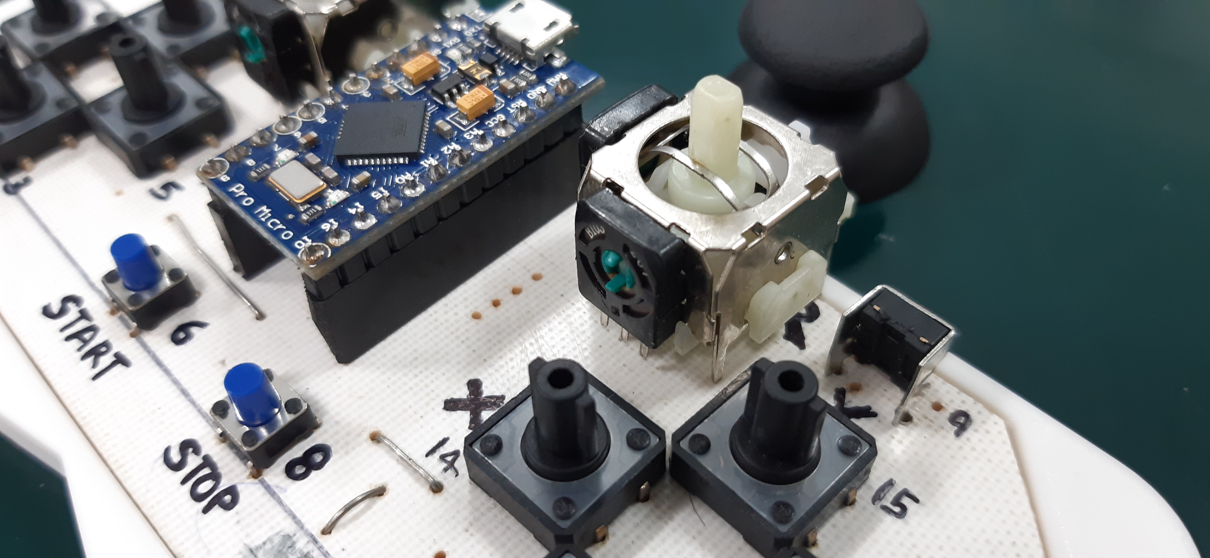 usb joystick controller for arduino