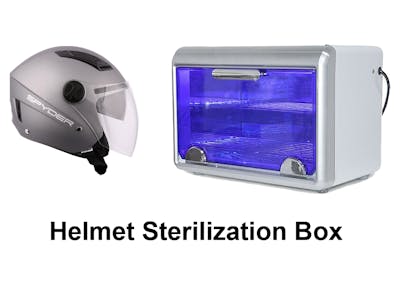 Con-tactless Helmet Sterilization Box