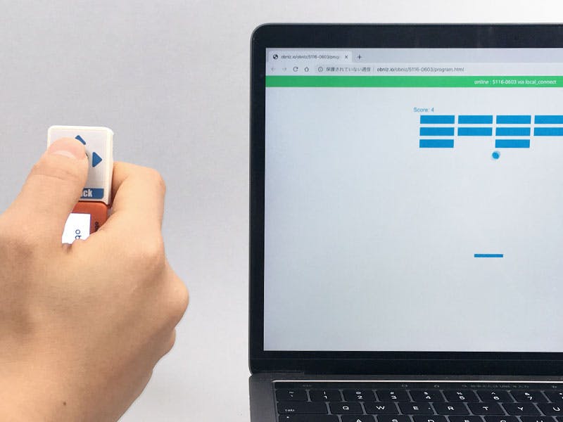 Breakout powered by M5StickC and JoyStickHat