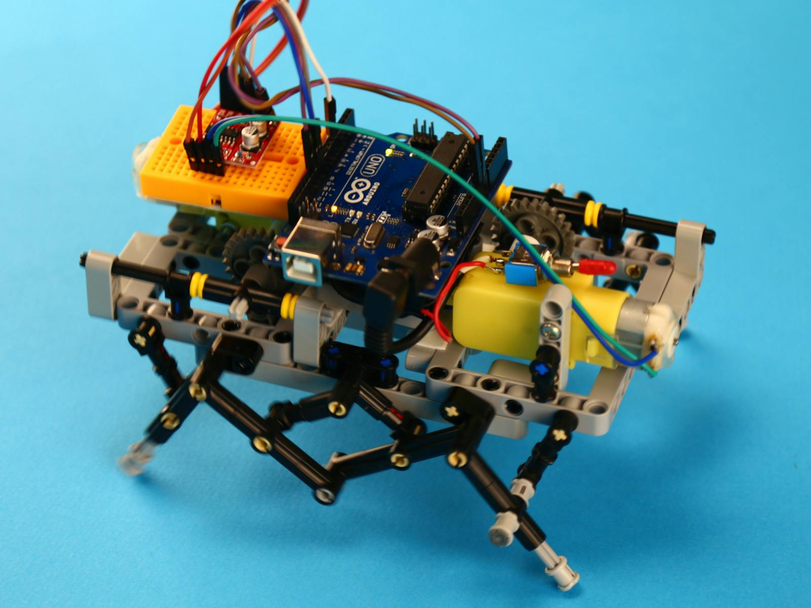 A very nimble DIY hexapod robot
