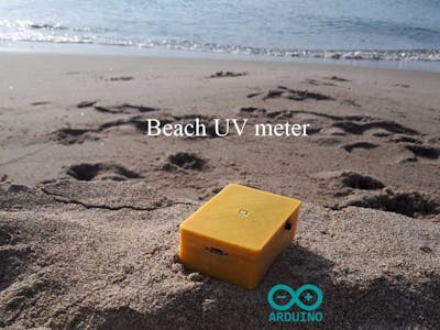 Beach UV meter