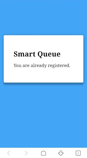 Re-request Token web page