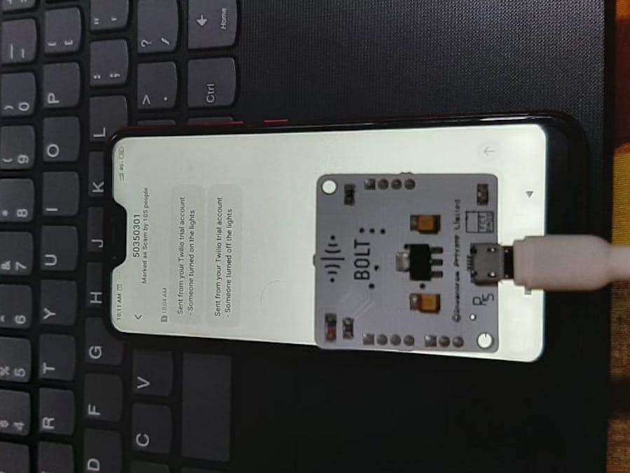 Automatic Light Detection and SMS Alert System