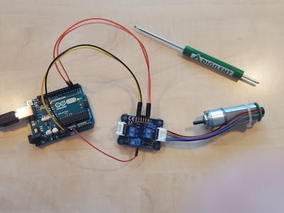 Using the Pmod DHB1 with Arduino Uno