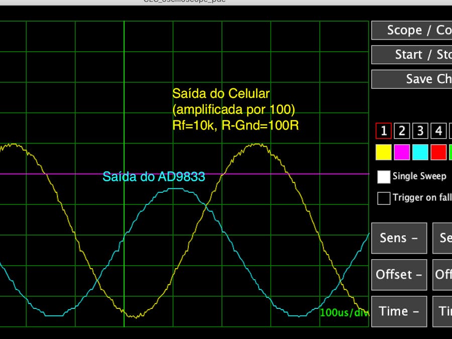 Interleaving Oscilloscope - get a nice 20kHz wave with UNO