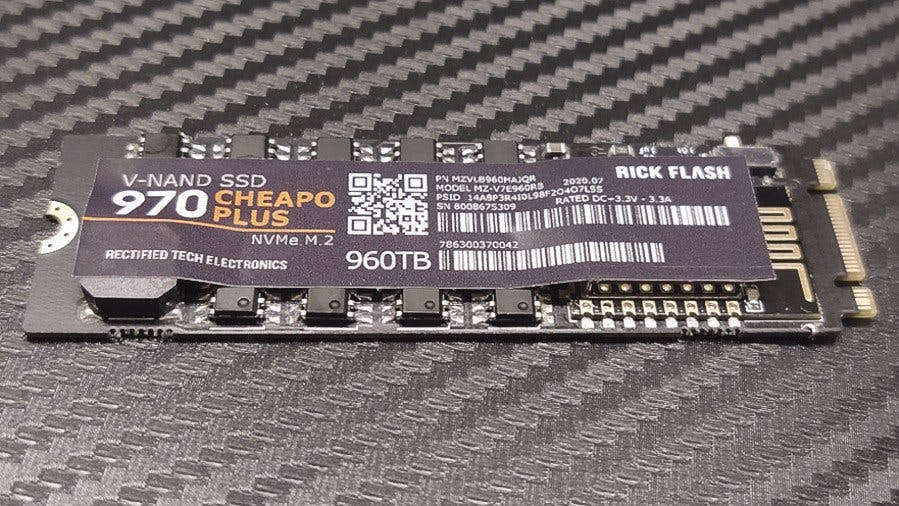 Rick Flash SSD Project Uses an ESP8266 to Never Give You Up, Let