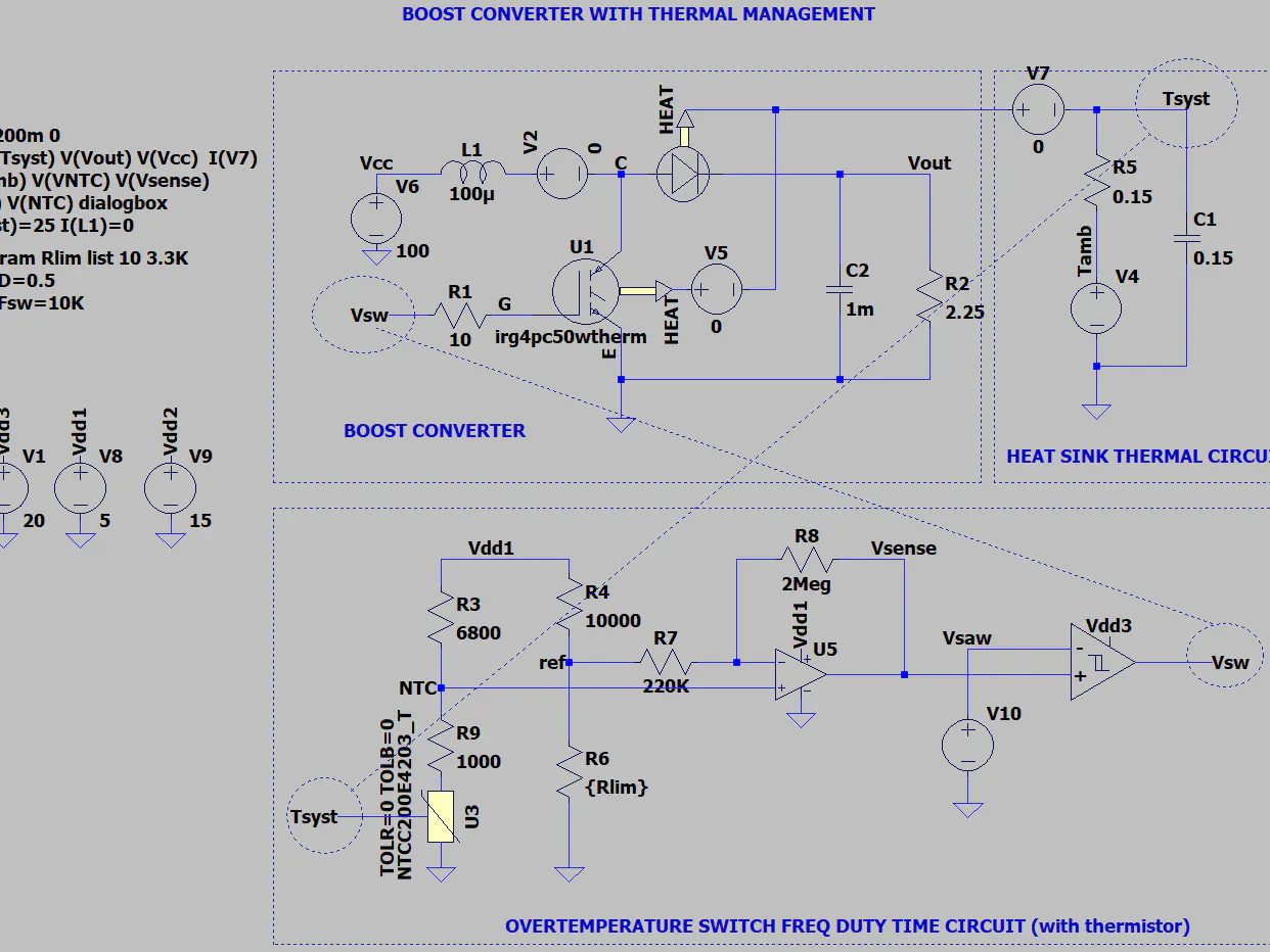Spice simulation of temperature derating of boost converter - Hackster.io