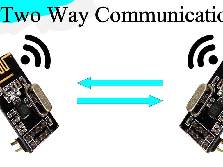 nRF24L01 for communication 1 way and 2 way