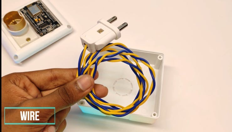 Connect Wire To  Holder the Cut A Wire
