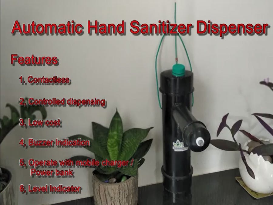 Automatic Hand Sanitizer Dispenser with on time delay