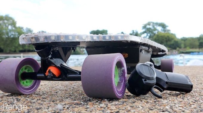 DIY Electric Skateboard Using Arduino LEDs Circuit Diagram