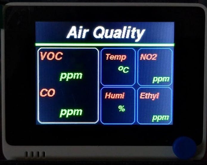 Air Quality Monitoring Station with Wio Terminal