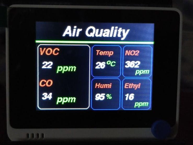 Air Quality Monitoring Station with Wio Terminal