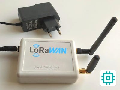 LoRaWAN Gateway ESP8266 RFM95 Arduino