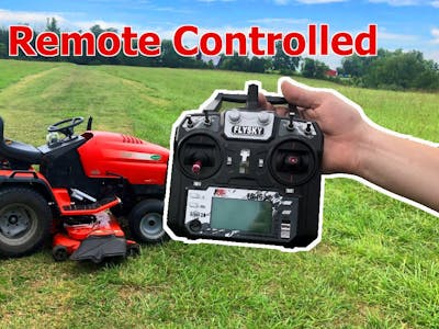 Remote Controlled Lawn Tractor