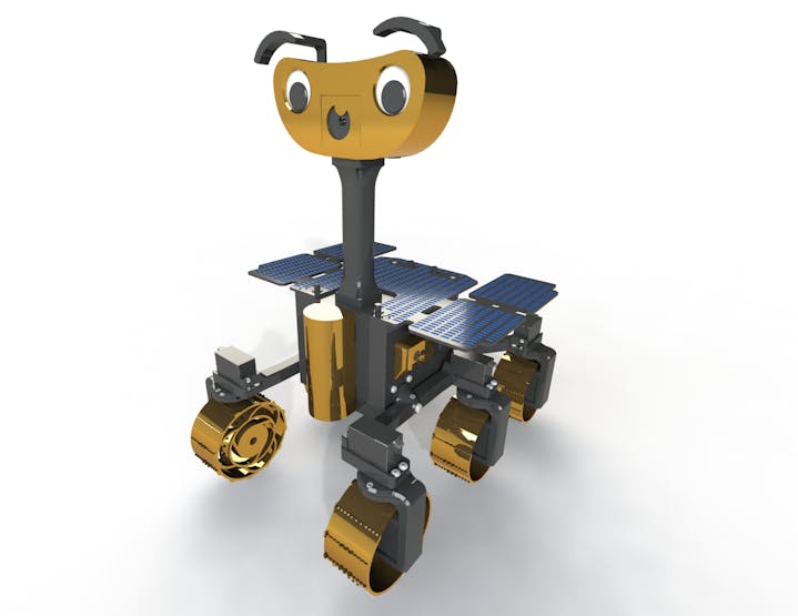 Esa S 3d Printed Rover Brings A Friendly Face For Exploration Hackster Io