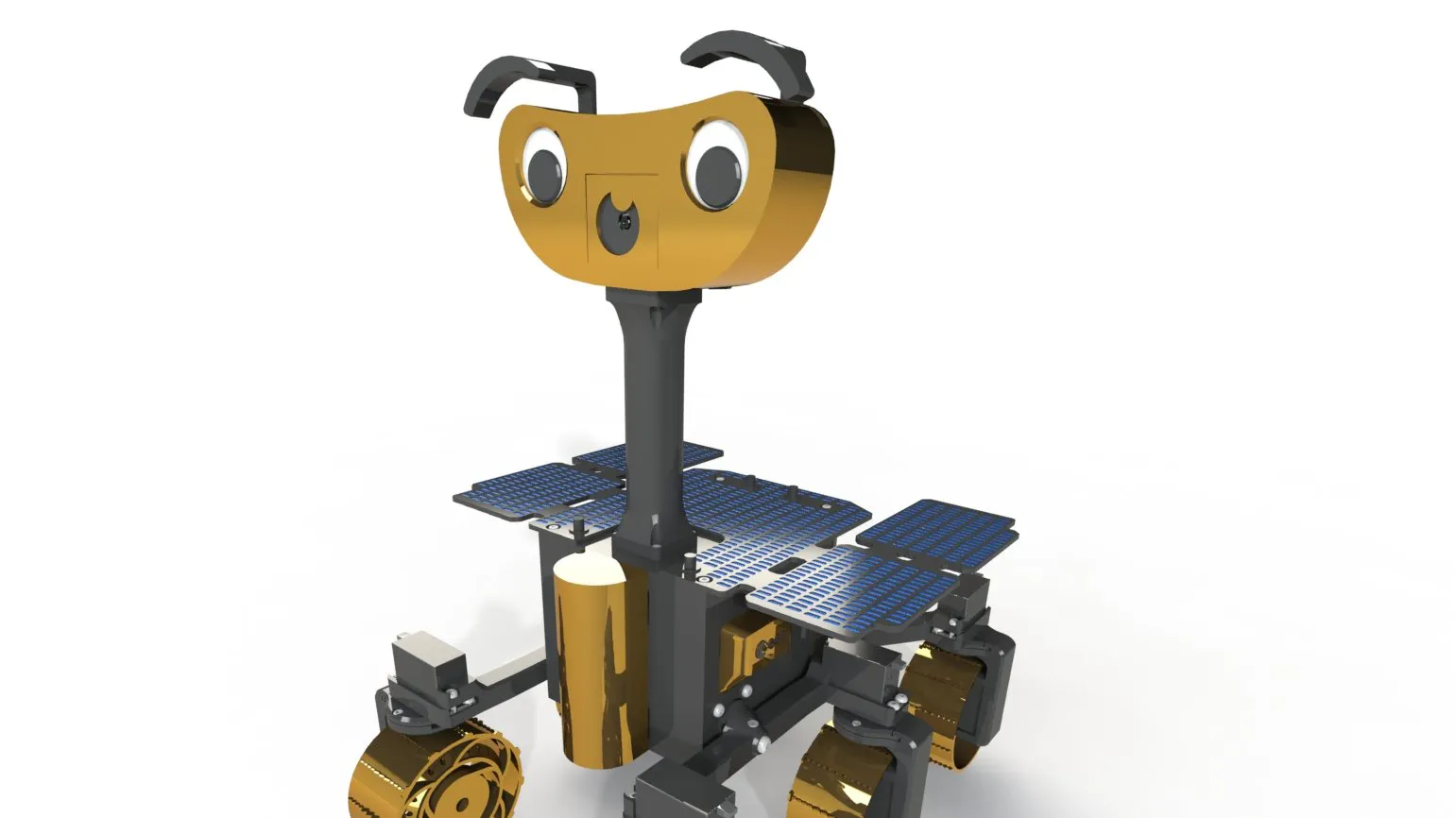 Esa S 3d Printed Rover Brings A Friendly Face For Exploration Hackster Io