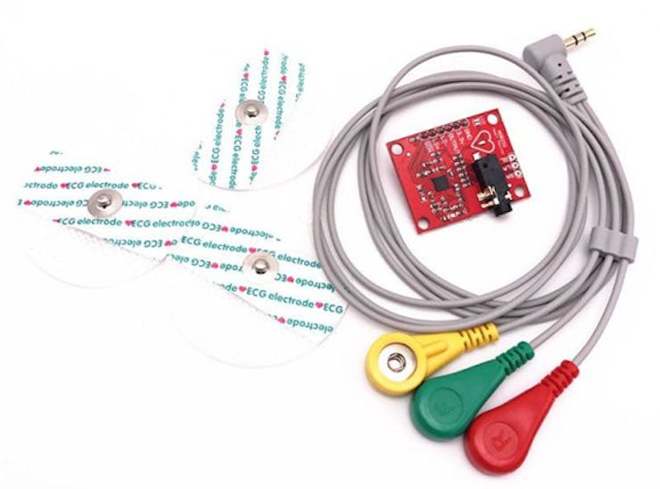 Figure 19. ECG module with an instrumentation differential amplifier AD8232.