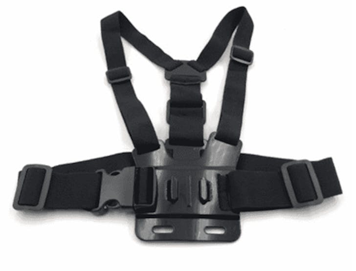 Figure 25. Chest harness to hold the robot and ECG module.