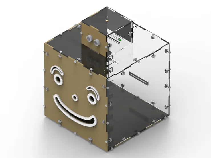 Figure 1 - Case of the Didactic Robot Using the LDR Sensor.