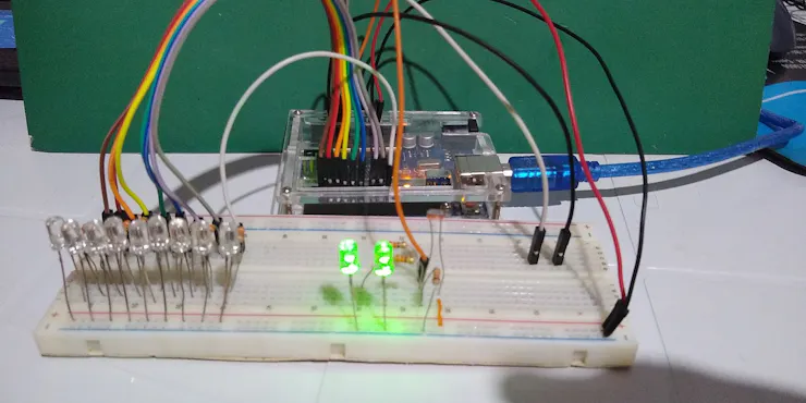 Figure 2 - Circuit proposed for the operation of the Didactic Robot Using the LDR Sensor.