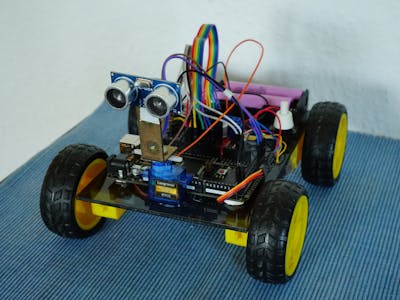 Smartphone Controlled Arduino Car with Auto-Mode