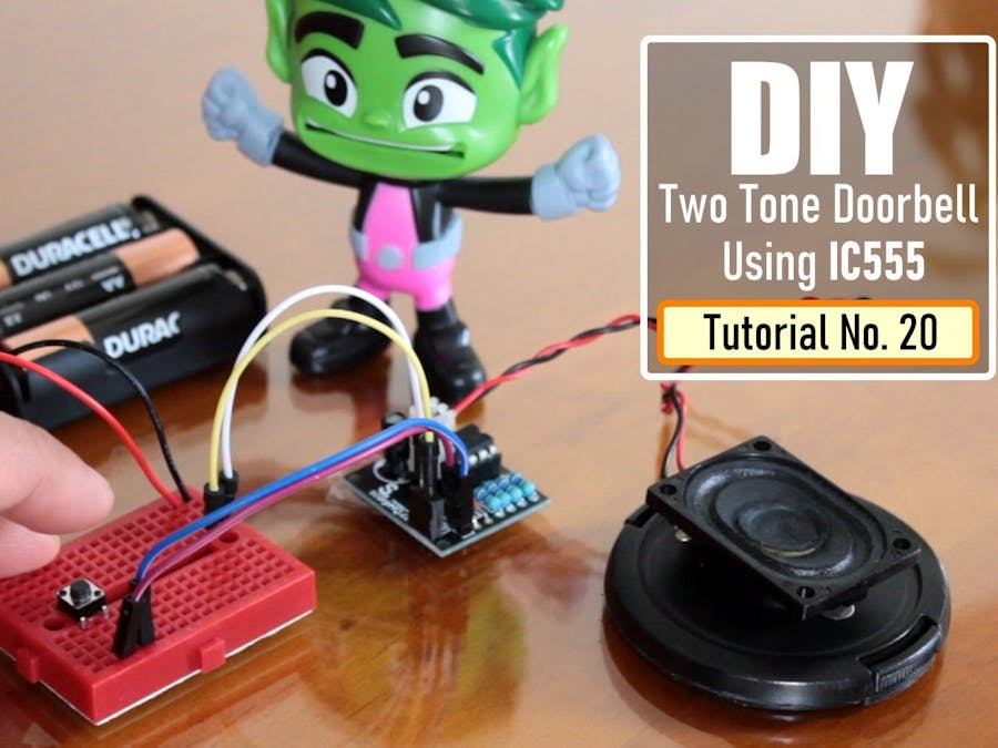 Two Tone Doorbell Using IC 555