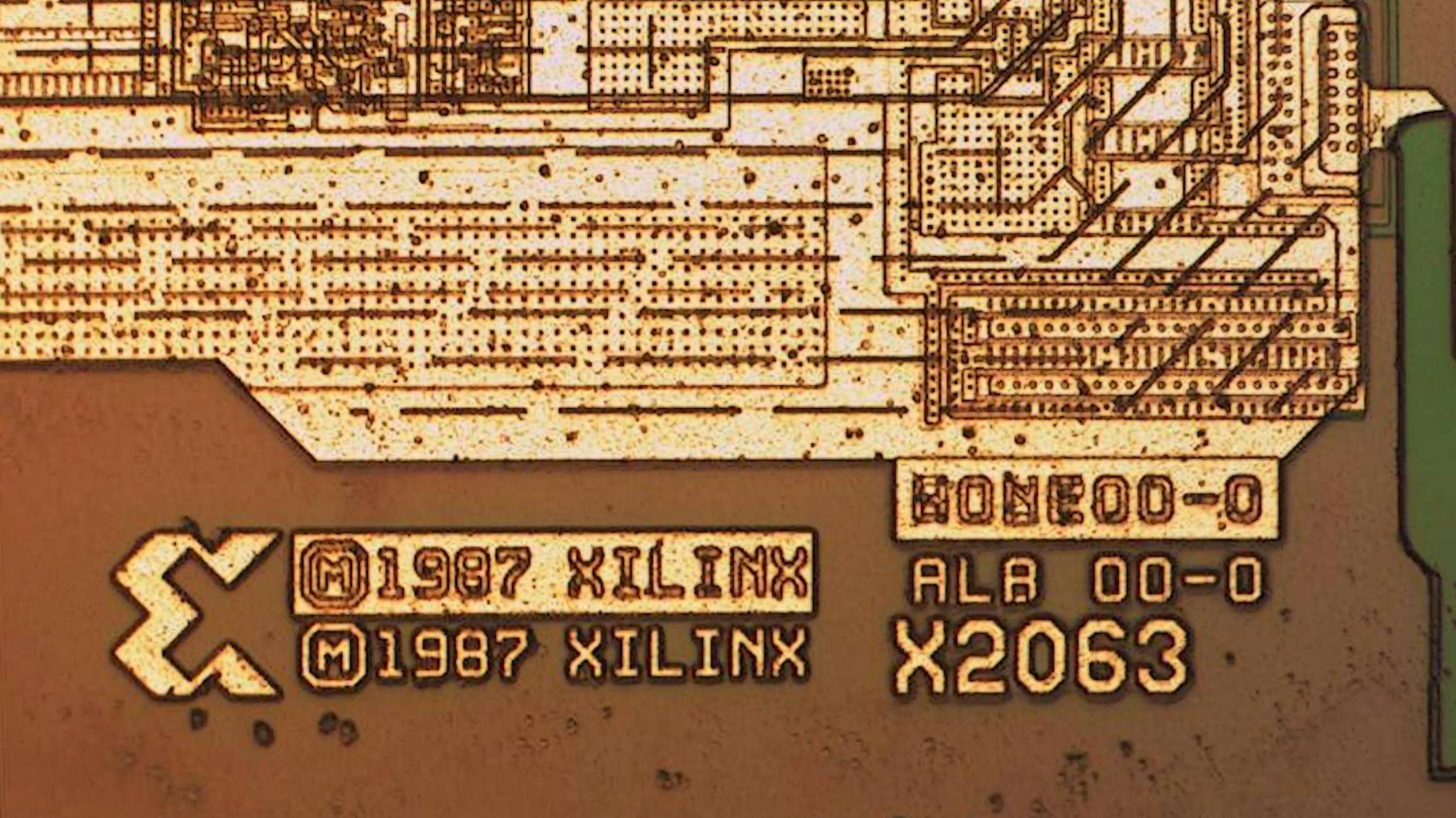 Ken Shirriff Reverse Engineers the Xilinx XC2064, the World's