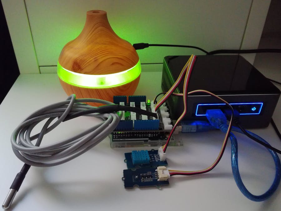 Arduino-Based Determination of an Air Humidifier Efficiency