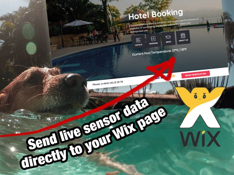 Sending Live Sensor Data to a Wix Website