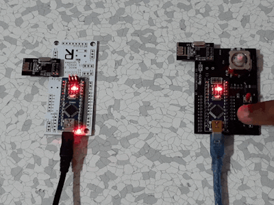 Arduino Based NRF24 Transmitter-Receiver Setup