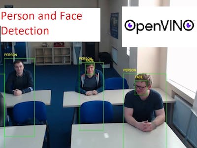 Person and Face Detection using Intel OpenVINO toolkit