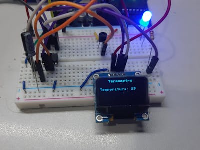 How to create a termometter with ATTINY85 and LM35 sensor