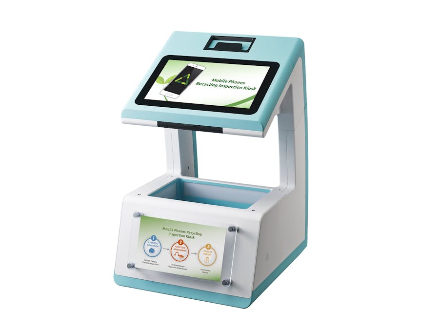 Automated Mobile Repair and parts recycling Kiosk robot