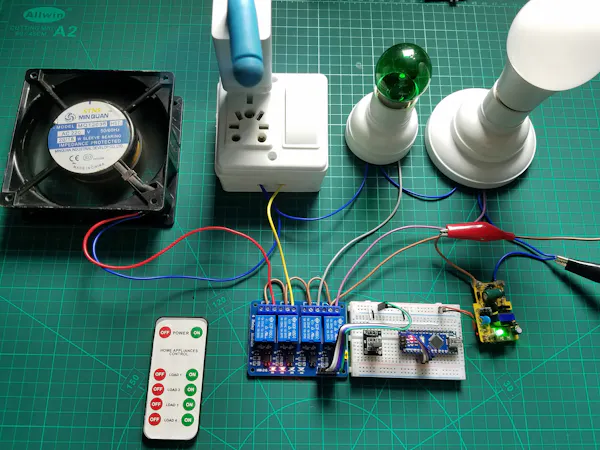 Microcontroller Based Remote Control Of Home Appliances – XOUM