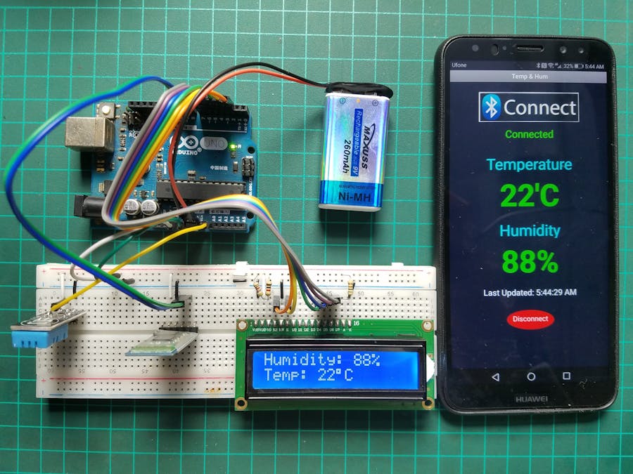 Temperature And Humidity Monitoring System Arduino Project Hub 1221