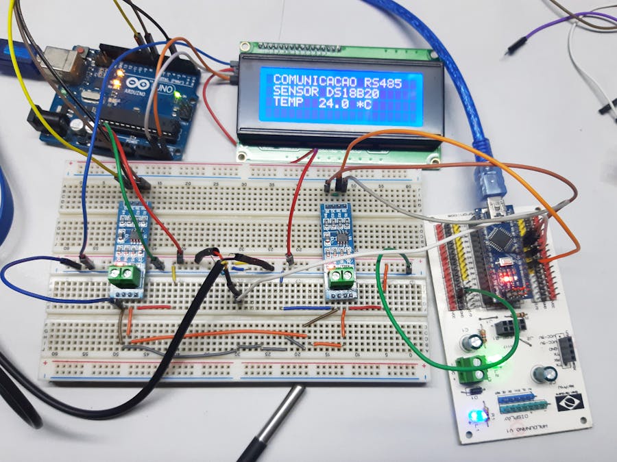 How to communicate two Arduinos via RS485