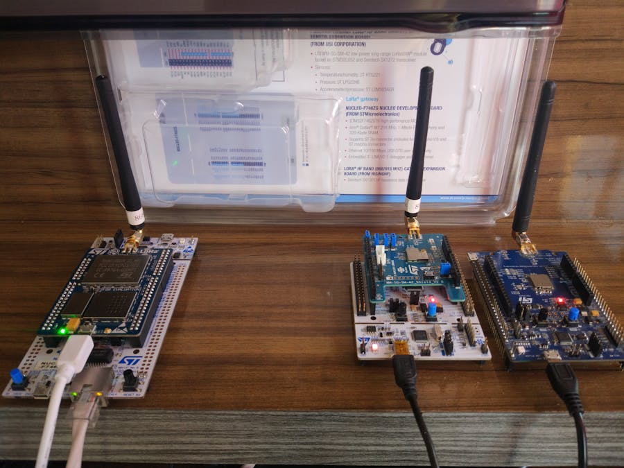 How set up ST Lora discovery boards with LoraWAN