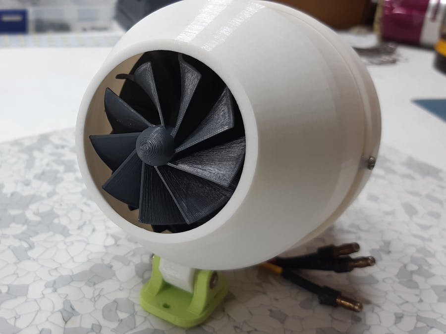 3D Printed Jet Turbine V2
