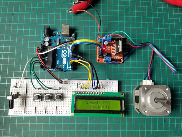 Stepper Motor Speed Controller - Arduino Project Hub