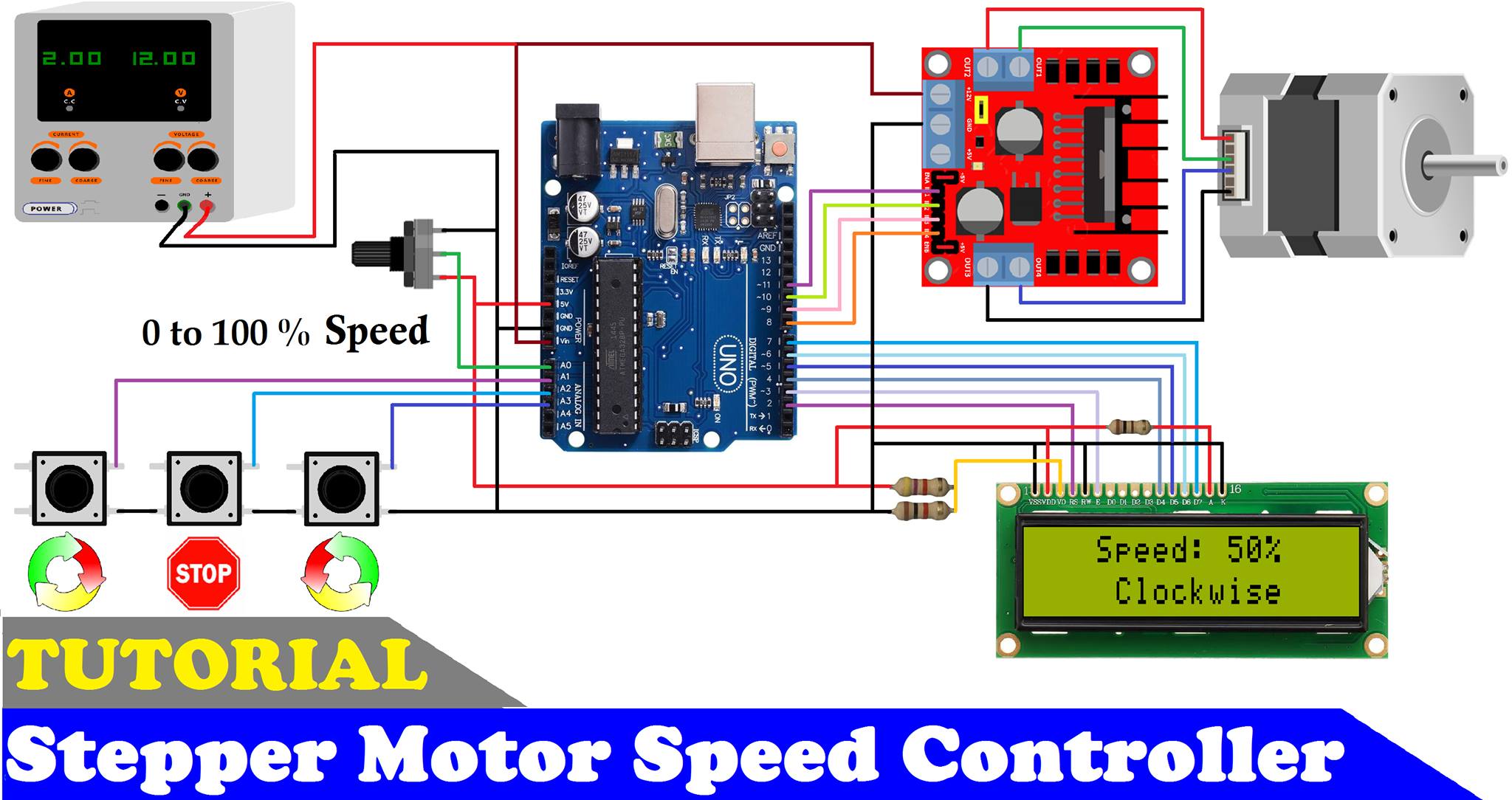 Stepper Motor Speed Controller - Hackster.io