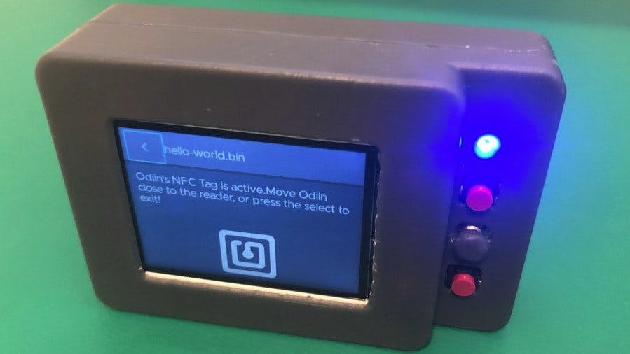 Chris Dailey S Odiin Is A Self Contained Nrf52840 Powered Nfc Tag Emulator Gadget Hackster Io<script async src=