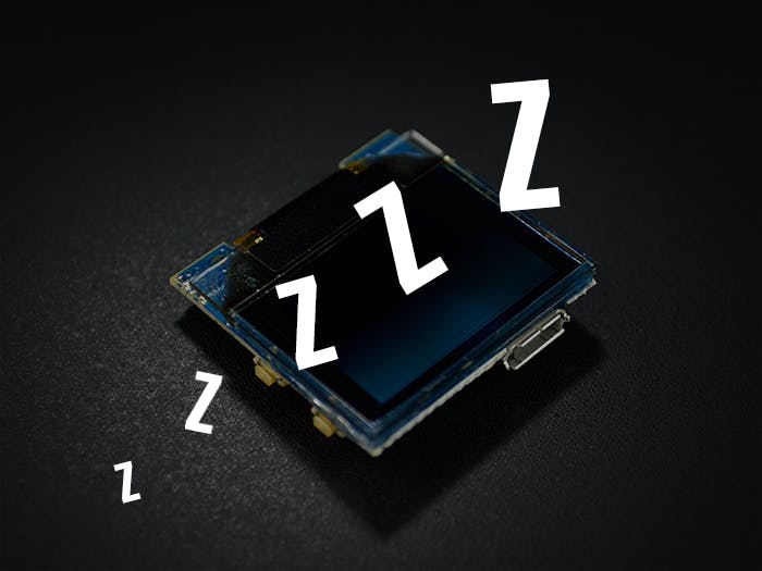 TinyScreen+ RTC, External Interrupt & Sleep Mode