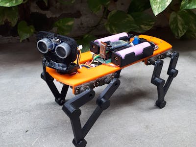 Baby MIT Cheetah Robot V2 Autonomous and RC